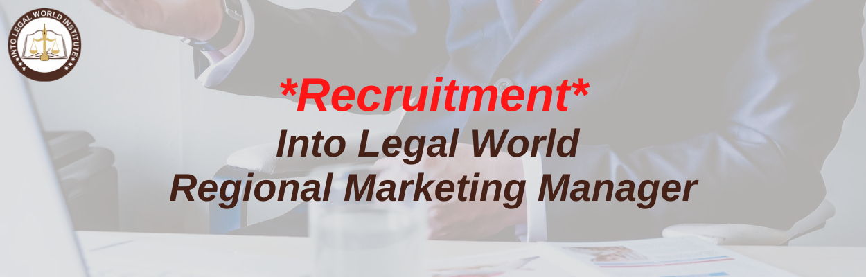 Into Legal World Regional Marketing Manager
