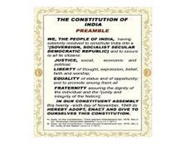 THE PREAMBLE OF INDIAN CONSTITUTION 